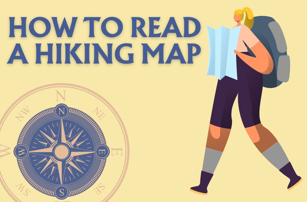 Banner that reads how to read a hiking map