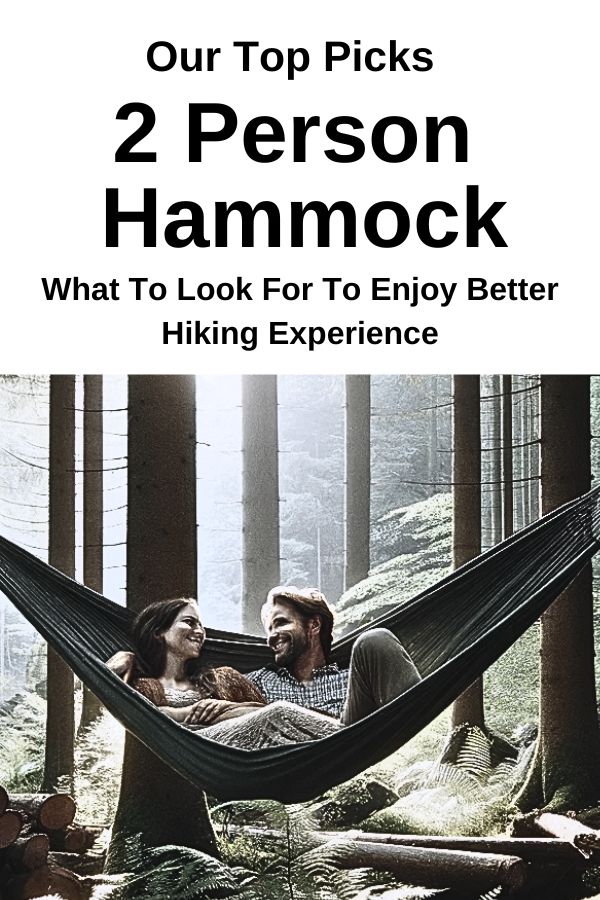 Couple in a 2 person hammock